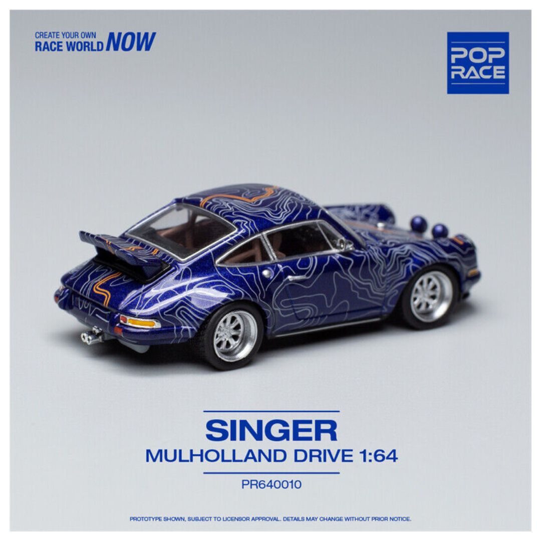 Pop Race #010: Porsche Singer 964 Mulholland Drive 1:64