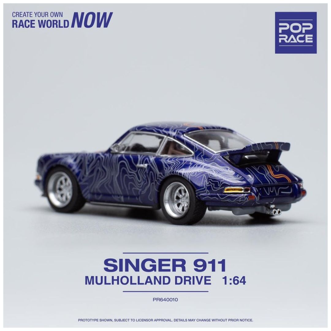 Pop Race #010: Porsche Singer 964 Mulholland Drive 1:64