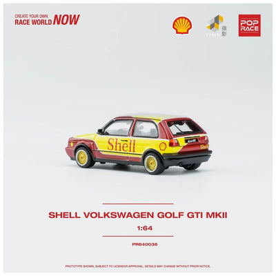 Pop Race #036: Pop Race x Tiny Shell Volkswagen Golf GTI MKII 1:64