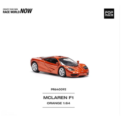 Pop Race #092 McLaren F1 Orange 1:64