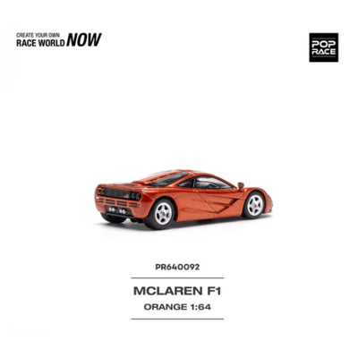 Pop Race #092 McLaren F1 Orange 1:64