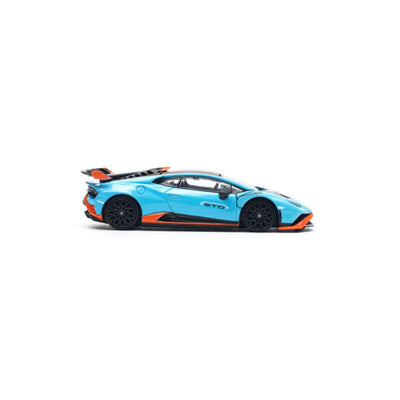 Pop Race #110 Lamborghini Huracan STO Blu Laufey 1:64