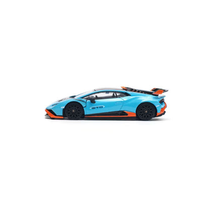 Pop Race #110 Lamborghini Huracan STO Blu Laufey 1:64