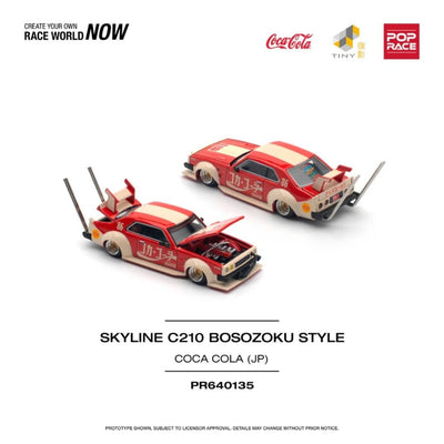 Pop Race #135: Skyline C210 Bosozoku Style Coca Cola JP