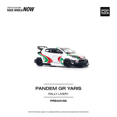 Pop Race #136: Pandem GR Yaris Rally Livery 1:64