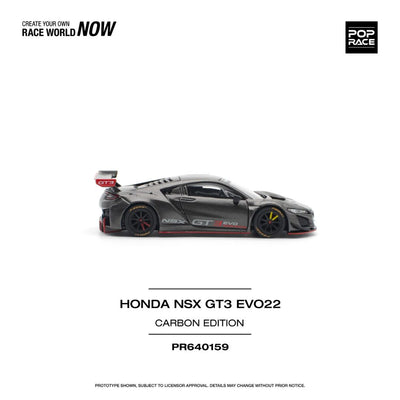 Pop Race #159: Honda NSX  GT3 EVO22 Carbon Edition 1:64
