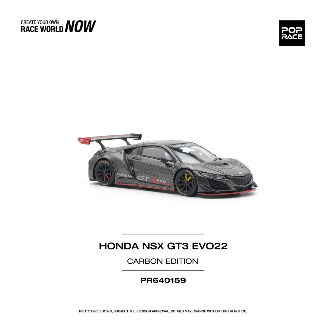 Pop Race #159: Honda NSX  GT3 EVO22 Carbon Edition 1:64