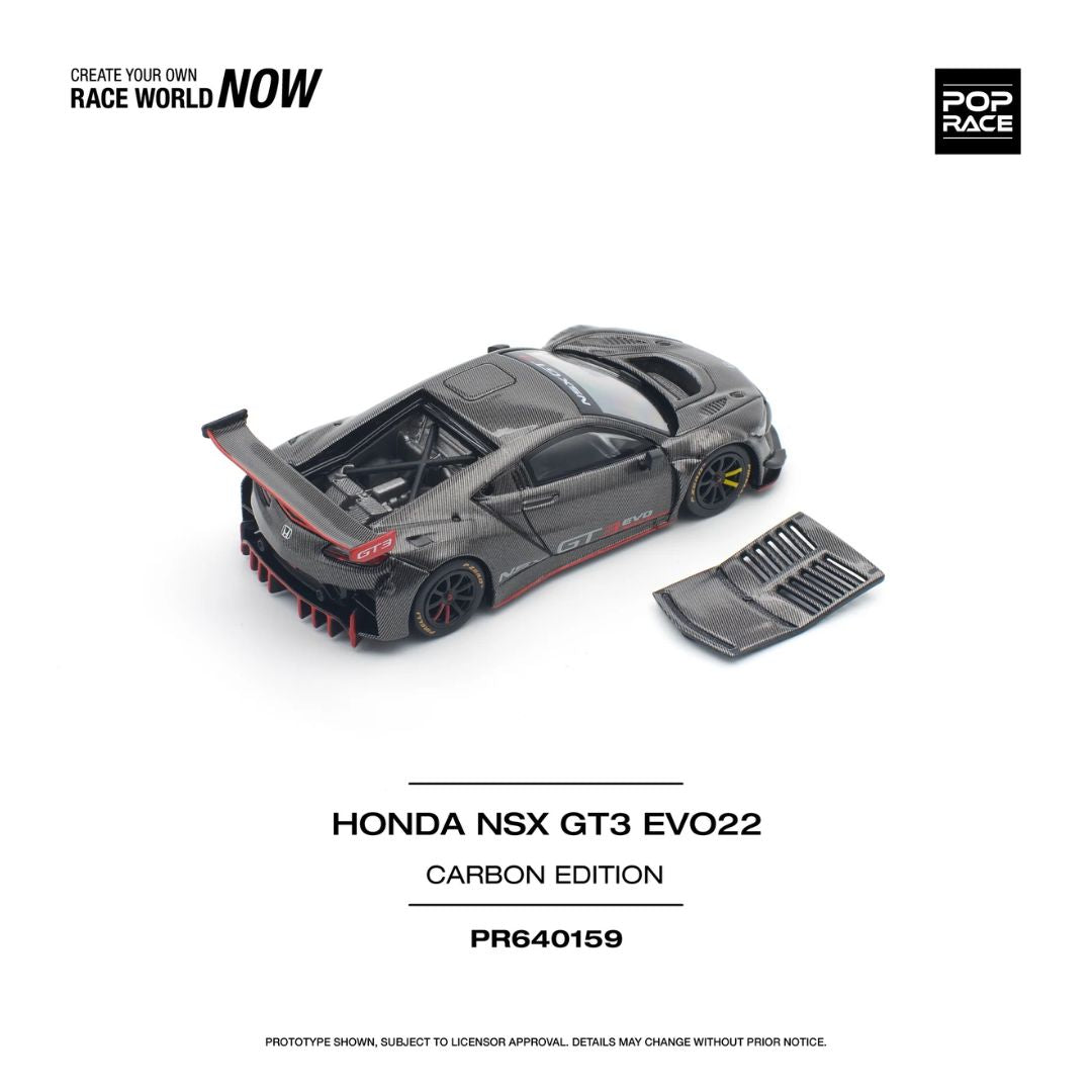Pop Race #159: Honda NSX  GT3 EVO22 Carbon Edition 1:64