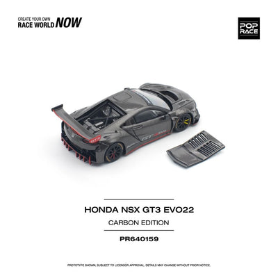 Pop Race #159: Honda NSX  GT3 EVO22 Carbon Edition 1:64