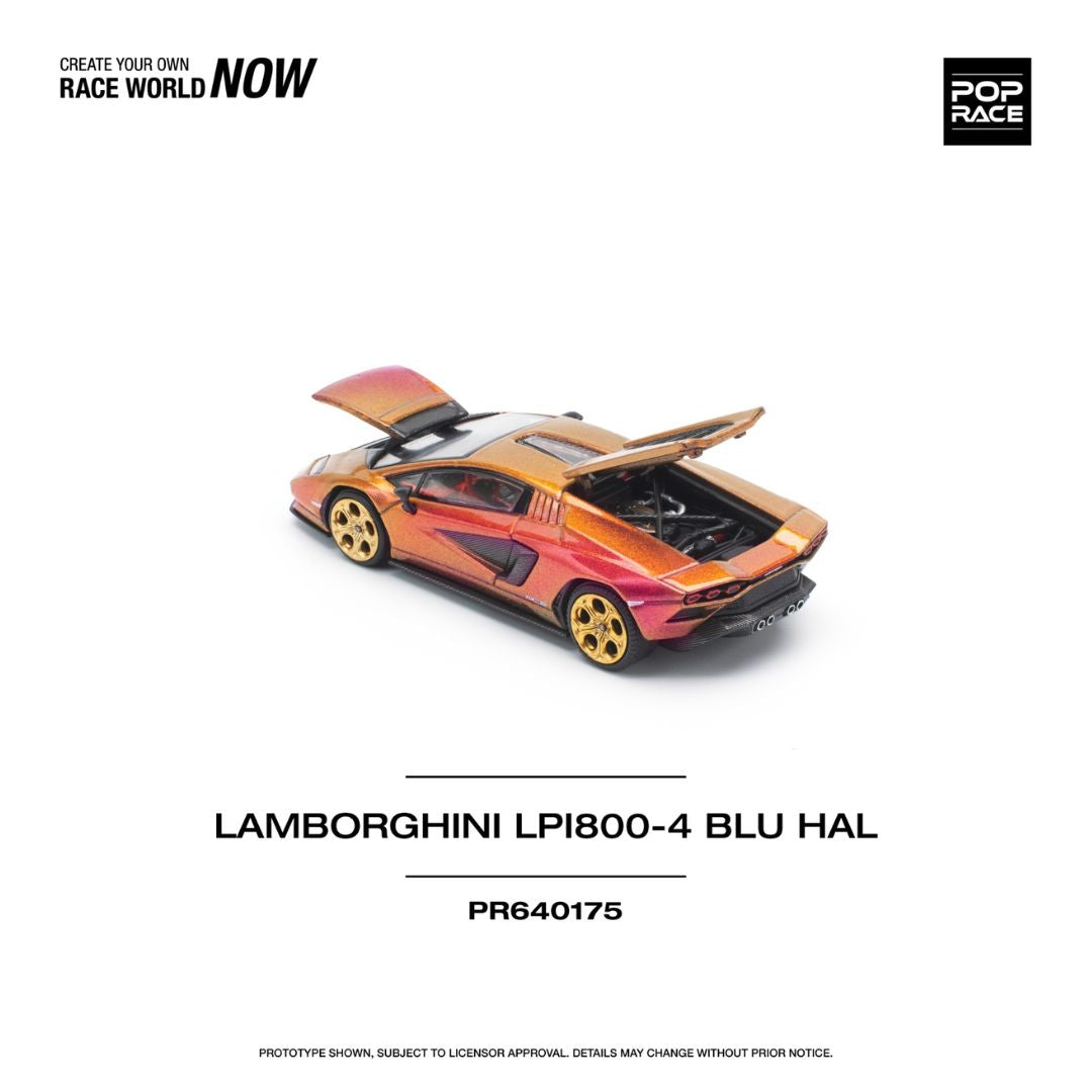 Pop Race #175: Lamborghini LPI800-4 Blu Hal