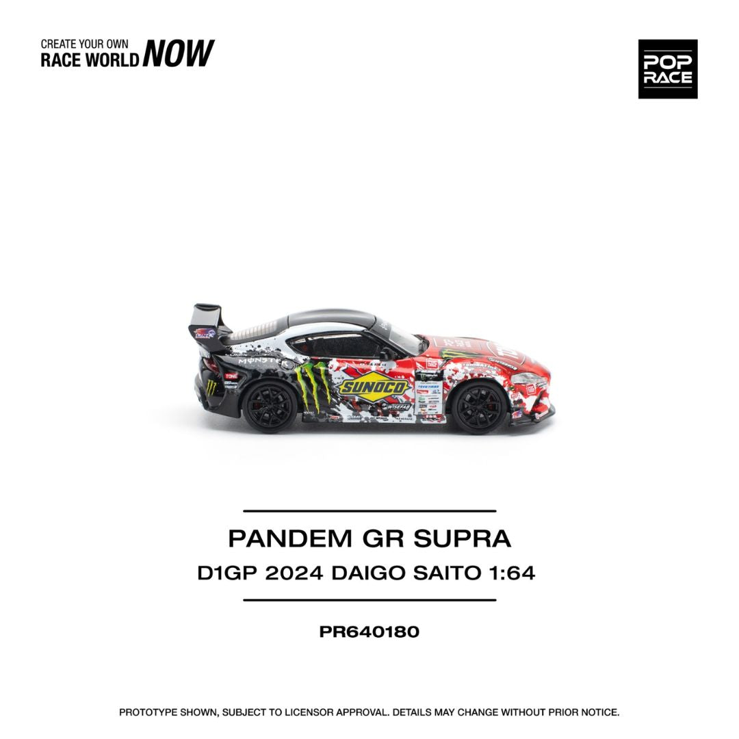 Pop Race #180: Pandem GR Supra D1GP 2024 Diago Saito