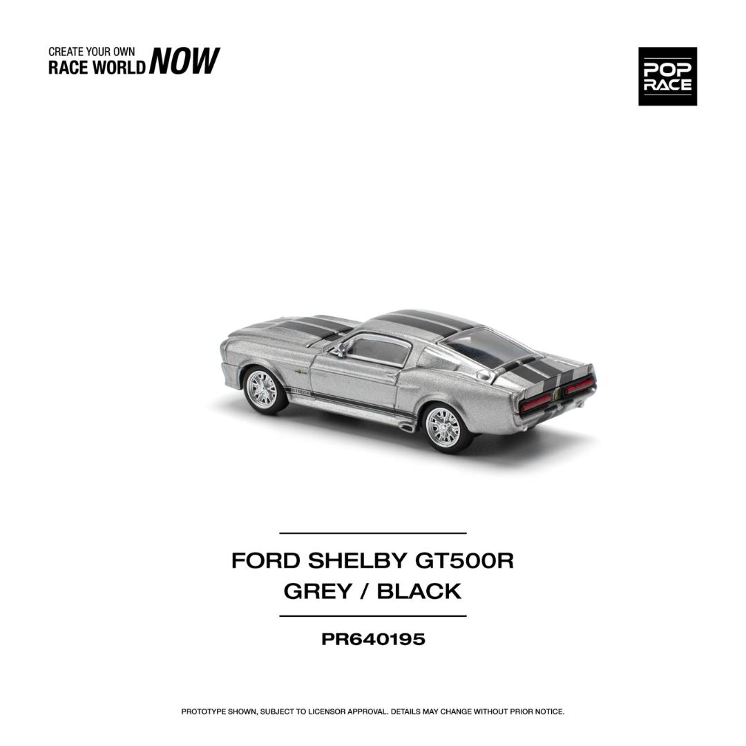 Pop Race #195: Ford Shelby GT500R Grey/Black 1:64