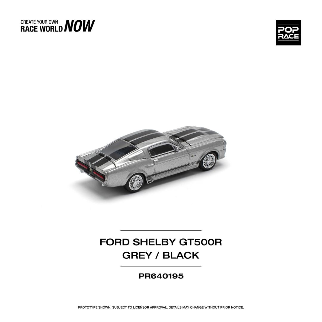 Pop Race #195: Ford Shelby GT500R Grey/Black 1:64