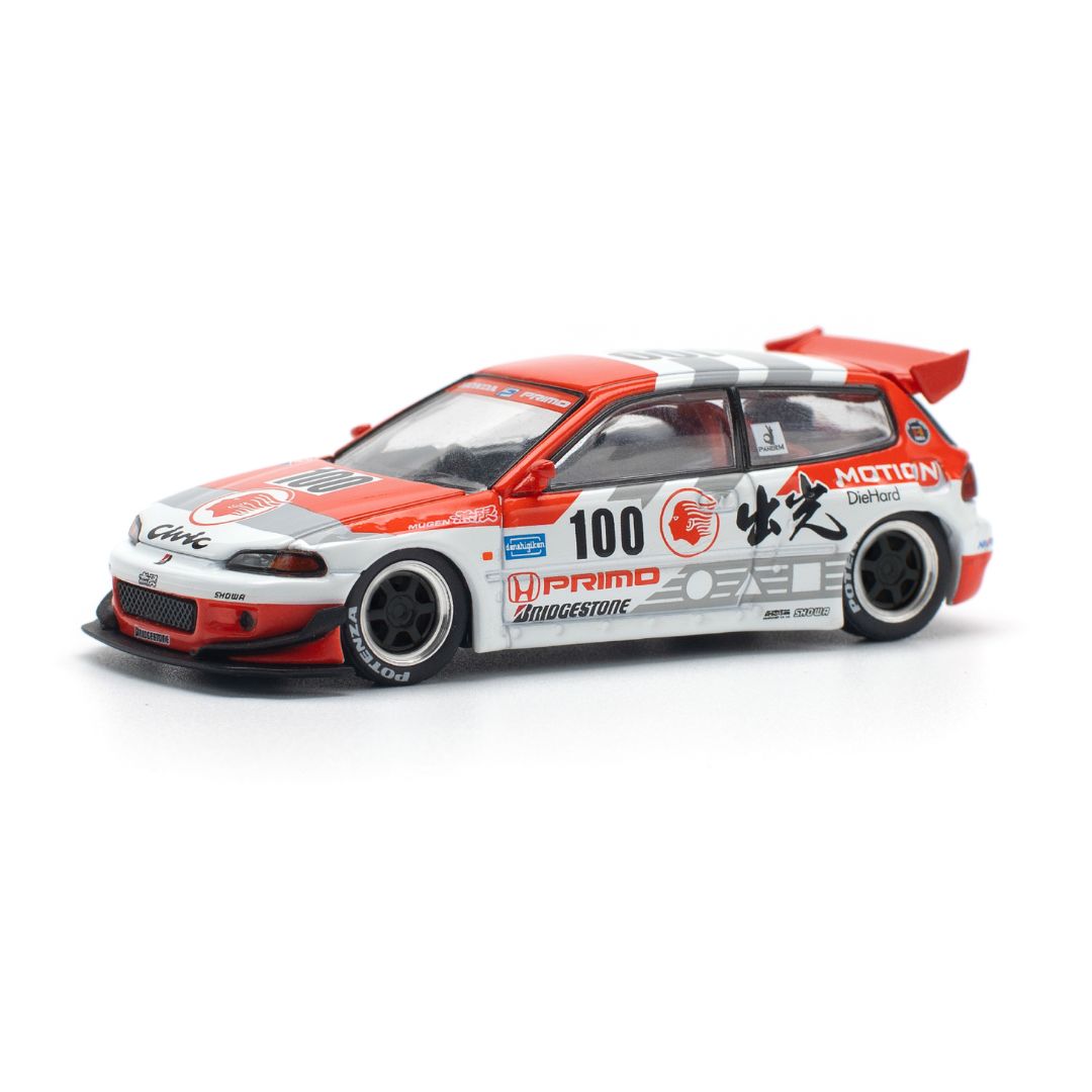 Pop Race #212: Pandem Civic EG6 V1.5 Idemitsu Motion Infinite 1:64