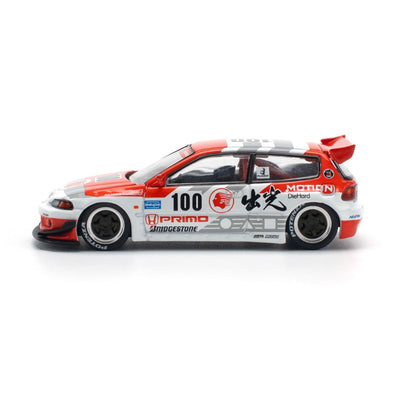 Pop Race #212: Pandem Civic EG6 V1.5 Idemitsu Motion Infinite 1:64