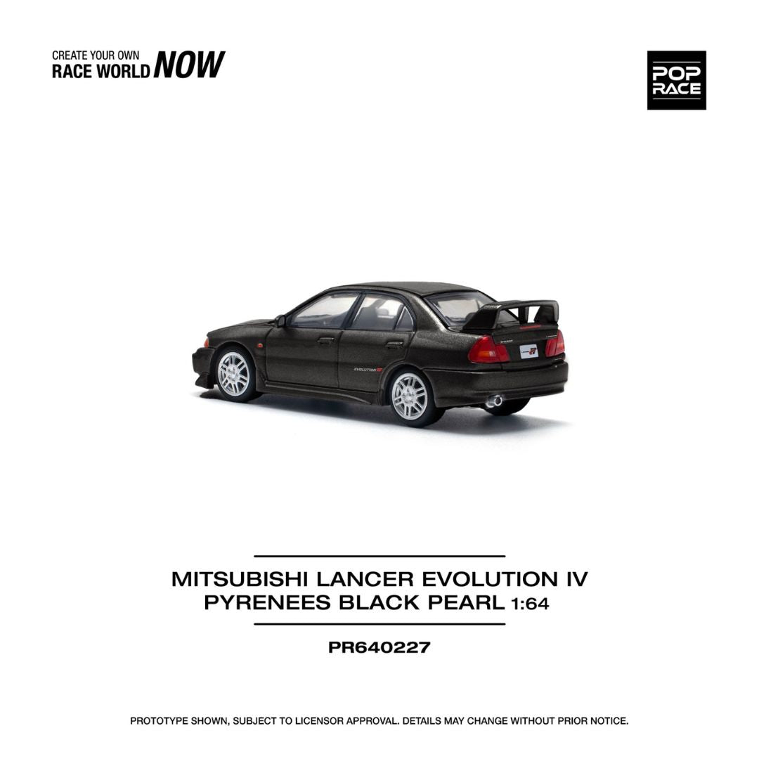 Pop Race #227: Mitsubishi Lancer Evolution IV Pyrenees Black Pearl