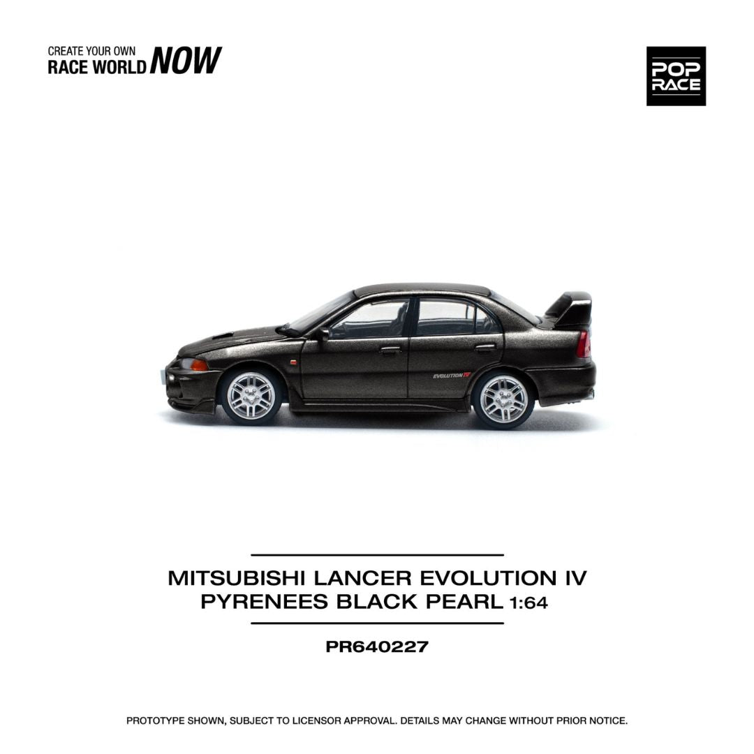 Pop Race #227: Mitsubishi Lancer Evolution IV Pyrenees Black Pearl