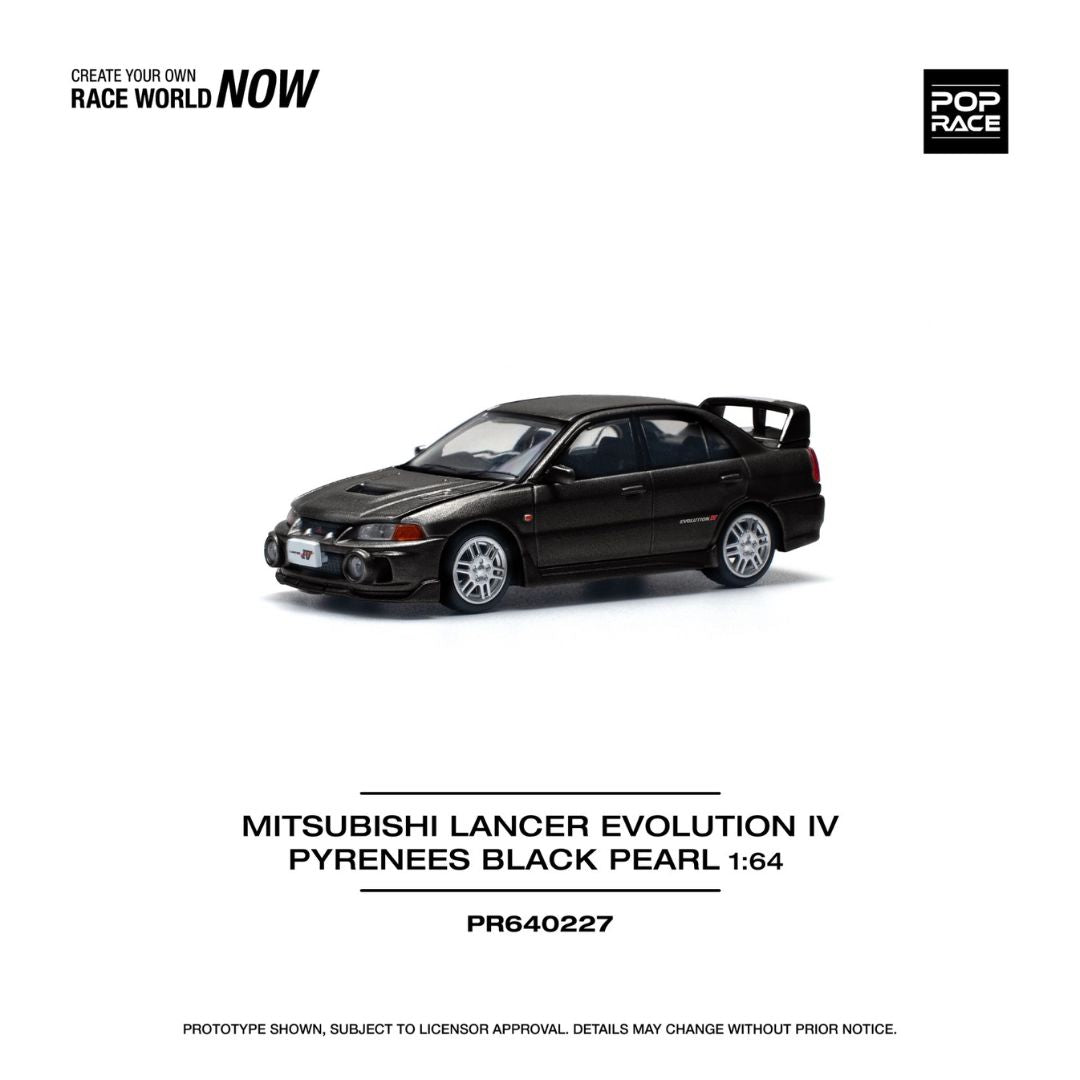 Pop Race #227: Mitsubishi Lancer Evolution IV Pyrenees Black Pearl