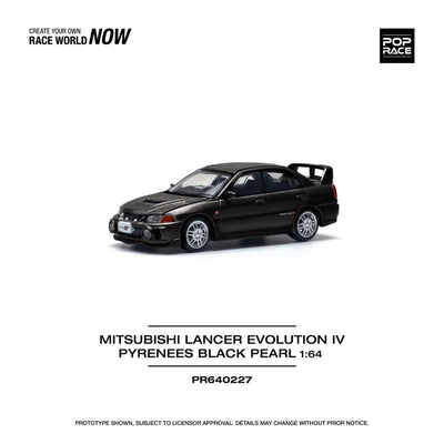 Pop Race #227: Mitsubishi Lancer Evolution IV Pyrenees Black Pearl