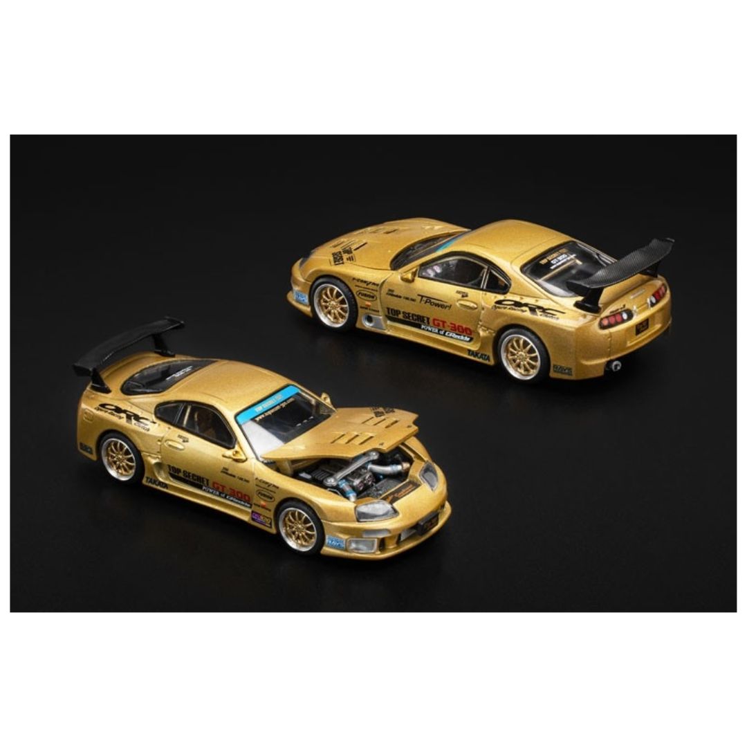 Pop Race #229: Top Secret GT300 Supra Gold 1:64