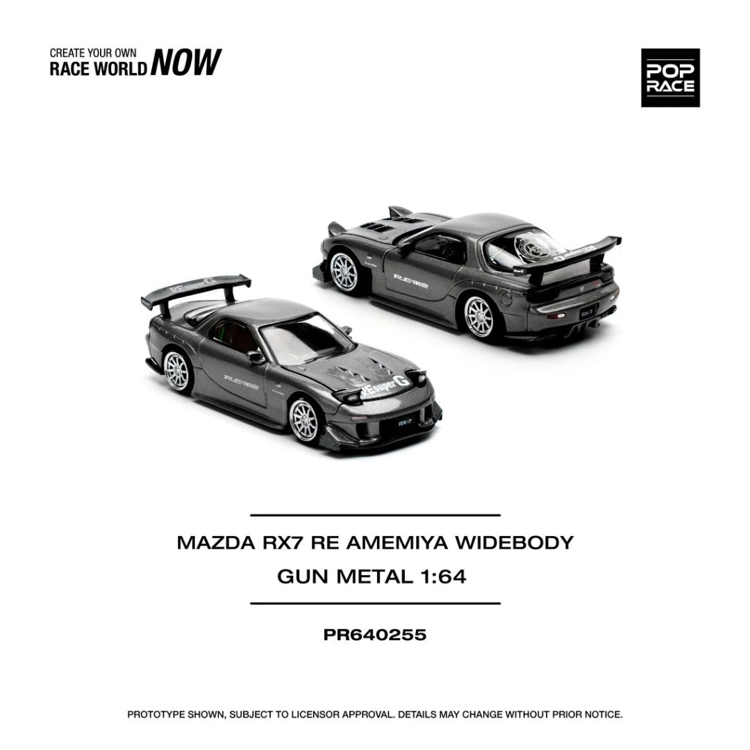 Pop Race #255: Mazda RX7 RE Amemiya Widebody Metal