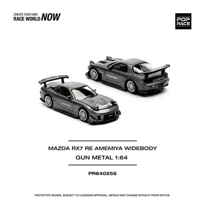 Pop Race #255: Mazda RX7 RE Amemiya Widebody Metal