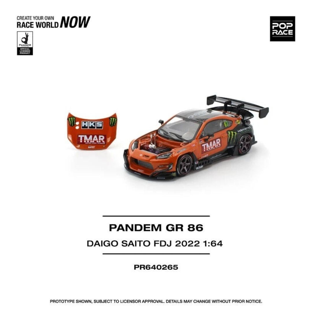 Pop Race #265: Pandem GR 86 Daigo Saito FDJ 2022 – Krazy Caterpillar
