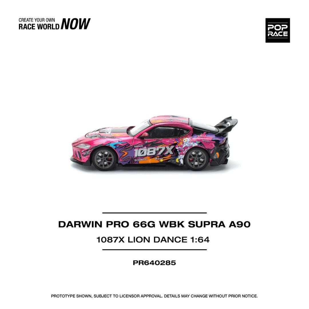 Pop Race #285: Darwin Pro 66G WBK Supra A90 1087X Lion Dance