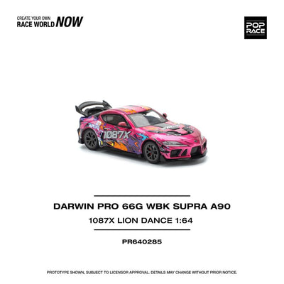 Pop Race #285: Darwin Pro 66G WBK Supra A90 1087X Lion Dance