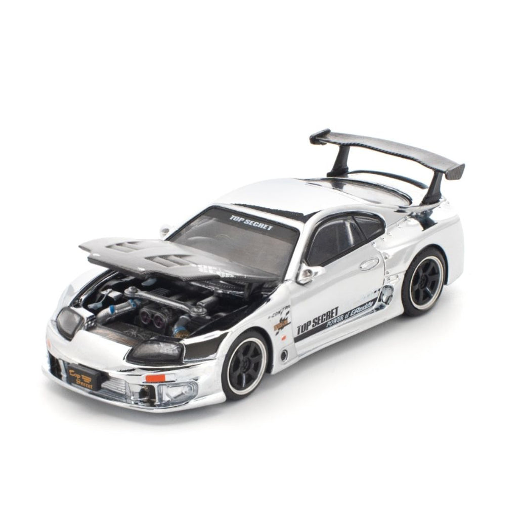 Pop Race #325: Top Secret GT300 Supra Silver Chrome