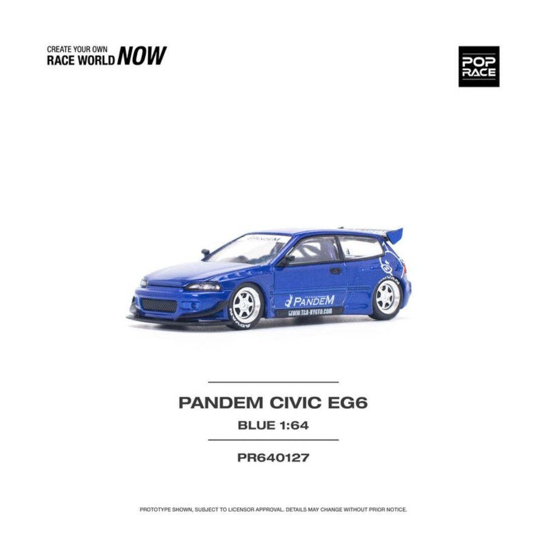 Pop Race #127: Pandem Honda Civic EG6 V15 Metallic Blue