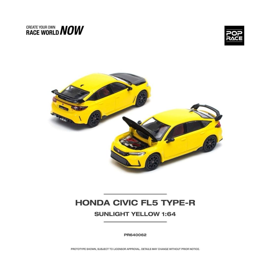 Pop Race #62: Honda Civic FL5 Type R Sunlight Yellow