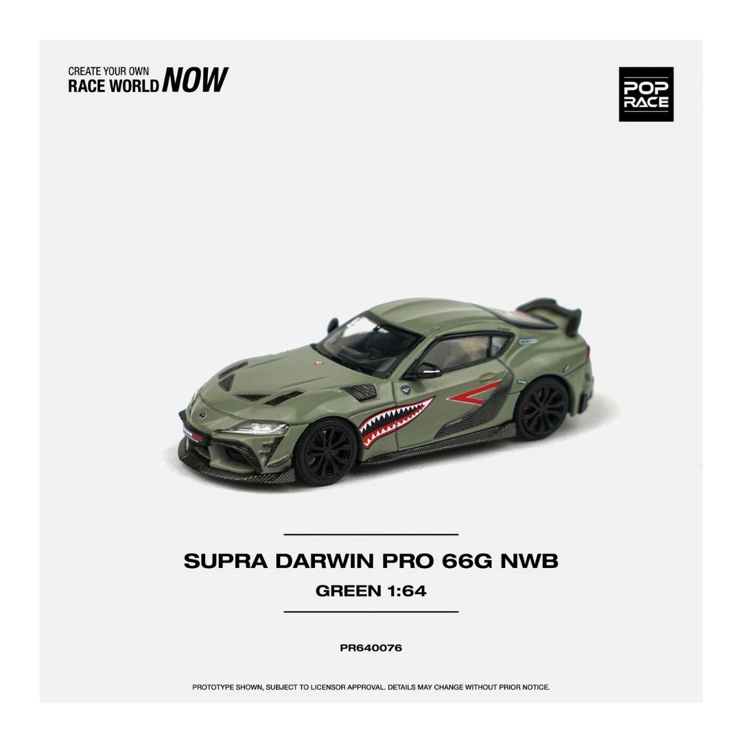 Pop Race #76: Darwin Pro 66G NWG Supra A90 Green