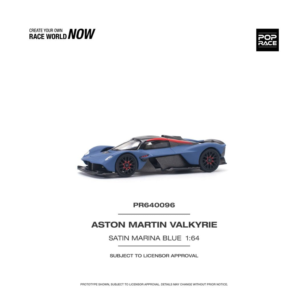 Pop Race #96: Aston Martin Valkyrie Satin Marina Blue