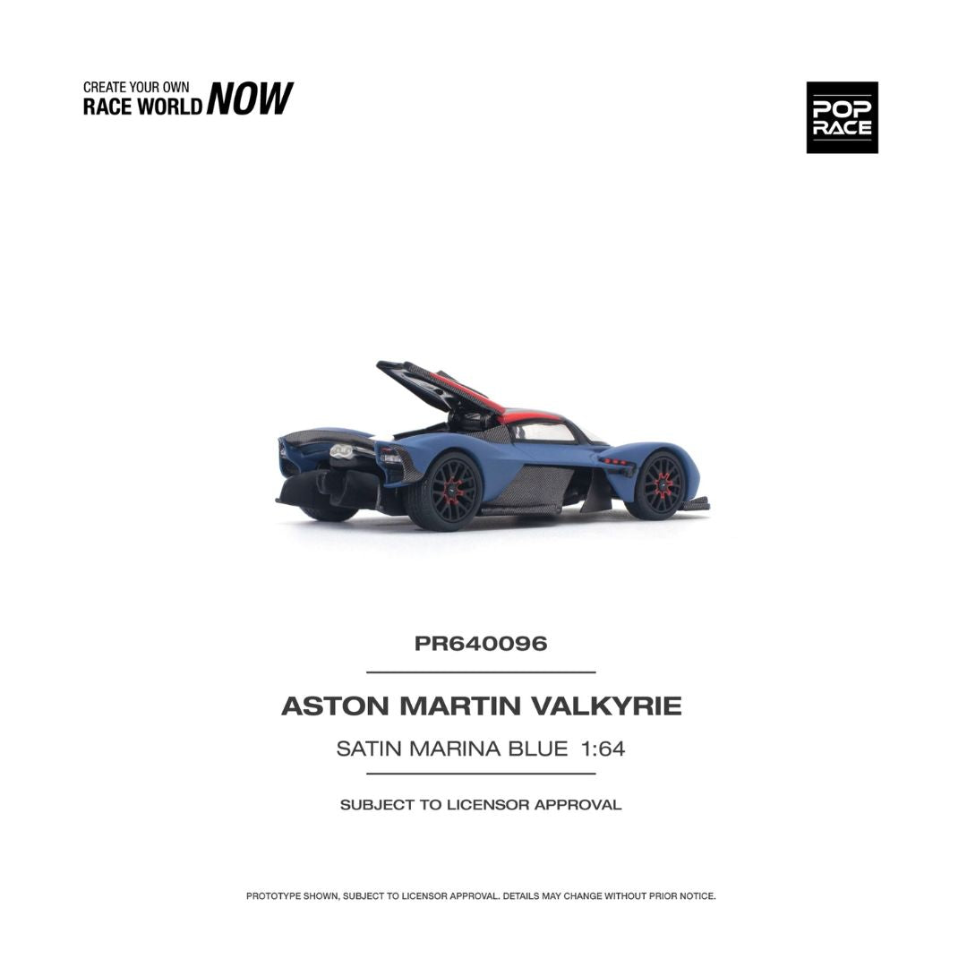 Pop Race #96: Aston Martin Valkyrie Satin Marina Blue