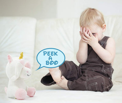 Agnes The Unicorn (Peek-a-Boo Interactive Plush) | Pugs At Play