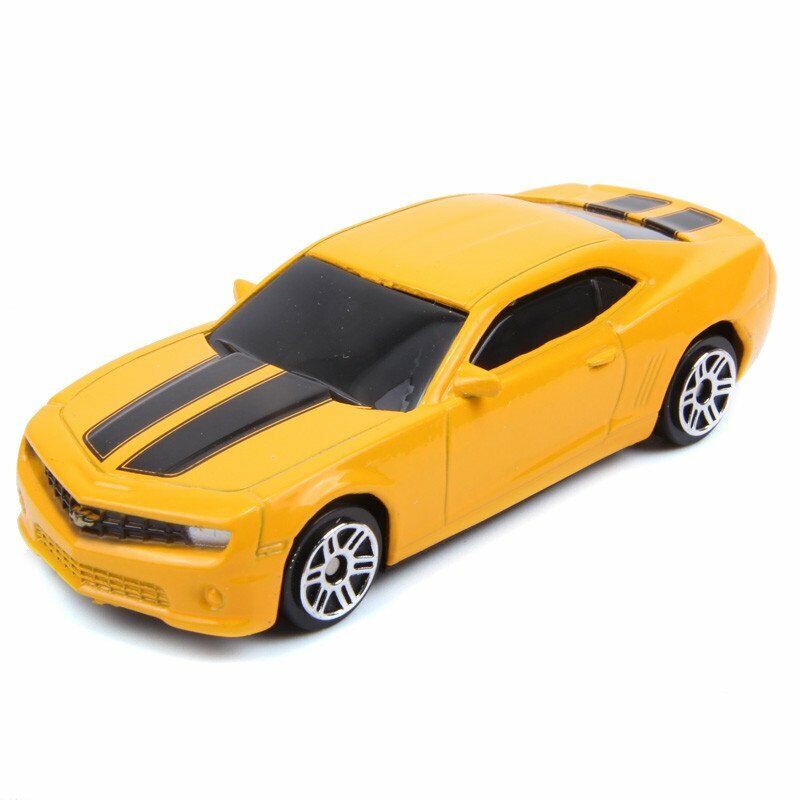 Chevrolet Corvette C6-R-Yellow Die-Cast Scale Model (1:64) - Super Fast City Car