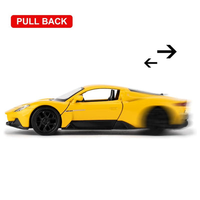 RMZ City: Collection Series Maserati MC20 Yellow Pullback - 1:32