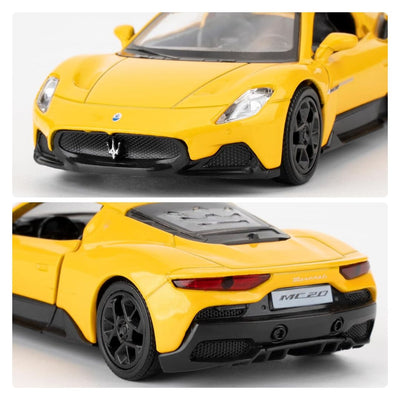 RMZ City: Collection Series Maserati MC20 Yellow Pullback - 1:32