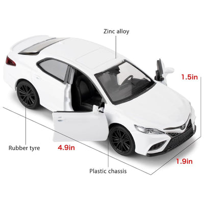 RMZ City: Collection Series Toyota Camry White Pullback - 1:32