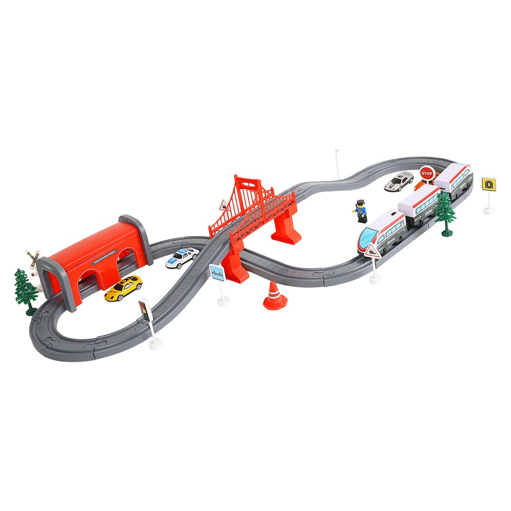 Ralleyz:  DIY  City Train Set (67 Piece)