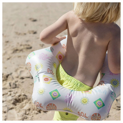 SUNNYLiFE Kiddy Float Ring SMILEY World Sol Sea