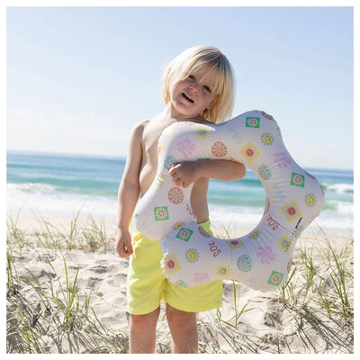 SUNNYLiFE Kiddy Float Ring SMILEY World Sol Sea