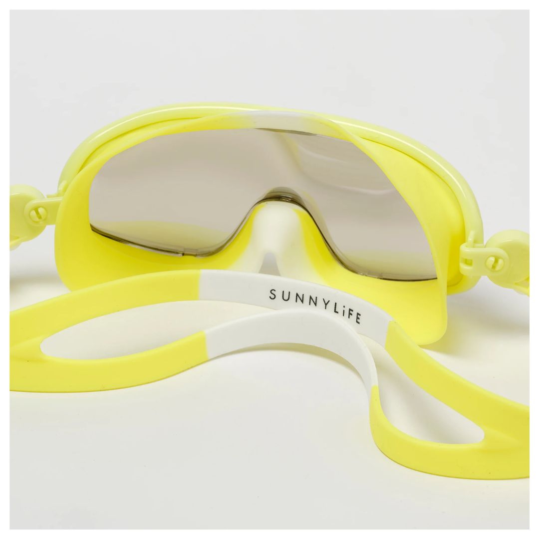 SUNNYLiFE Kids Swim Mask Shark Neon