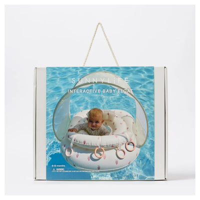 SUNNYLiFE Pool B Seat Strawberry Pink