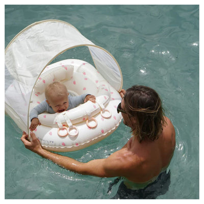SUNNYLiFE Pool B Seat Strawberry Pink
