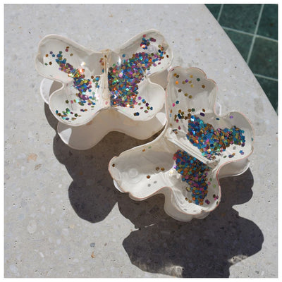 SUNNYLiFE Arm Bands Inflatable Cotton Candy Glitter