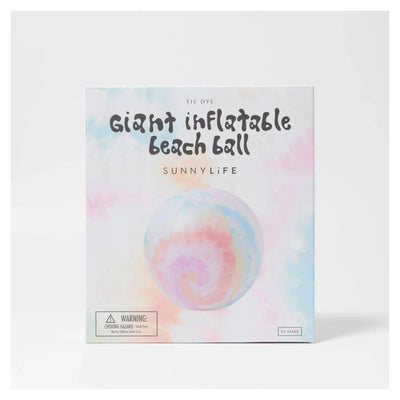 SUNNYLiFE Giant Inflatable Beach Ball Tie Dye Tie Dye