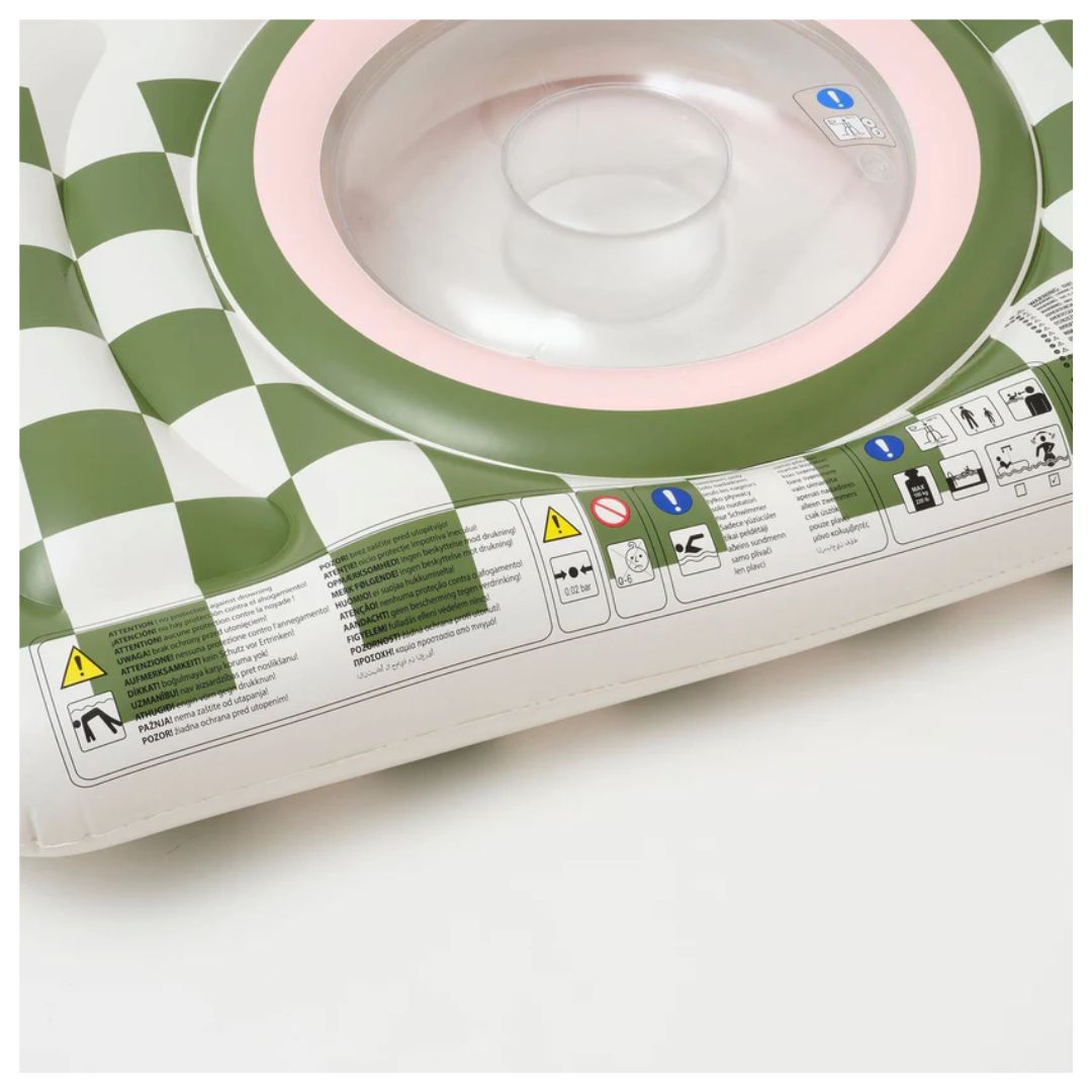 SUNNYLiFE Luxe Lie-On Float Camera Olive