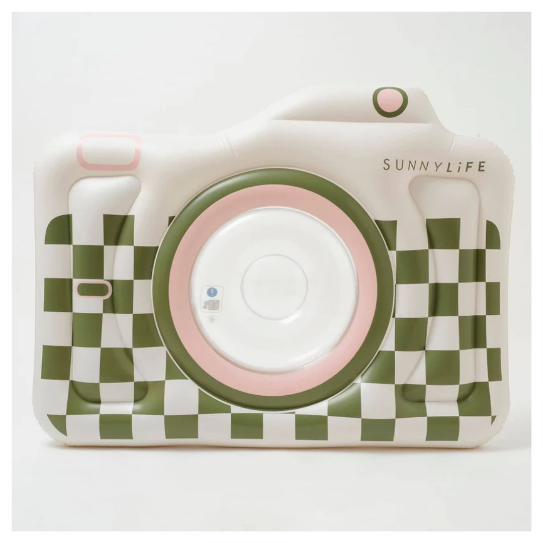 SUNNYLiFE Luxe Lie-On Float Camera Olive